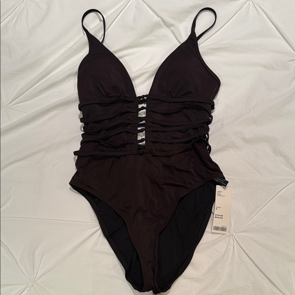 NWT Urban Outfitters Black Swimsuit - Medium